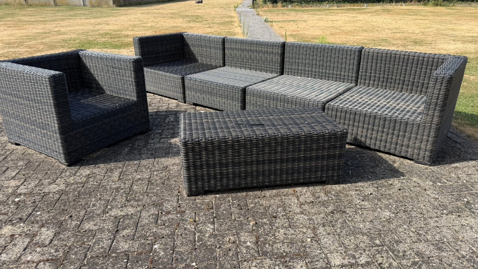 Ensemble de salon avec oreiller, Jardin & Terrasse, Enlèvement, Utilisé
