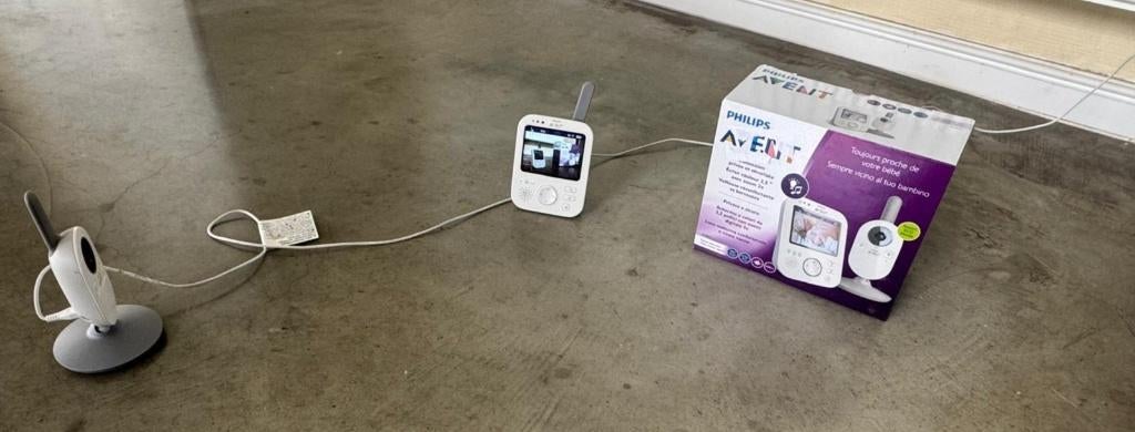 Werkende Philips Avent video babyfoon met camera, Kinderen en Baby's, Ophalen, Gebruikt, Camera