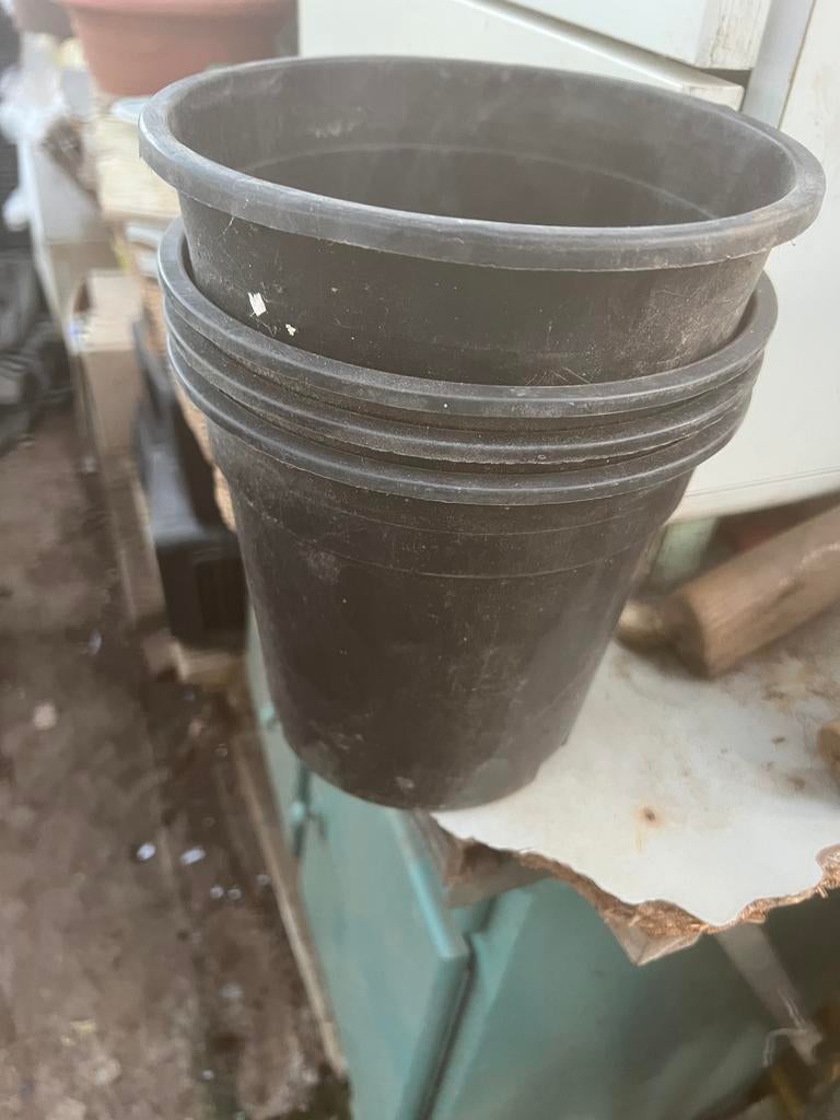 bloempotten kweekpotten 17 cm, Tuin en Terras, Kunststof, Rond, Ophalen of Verzenden, Zo goed als nieuw