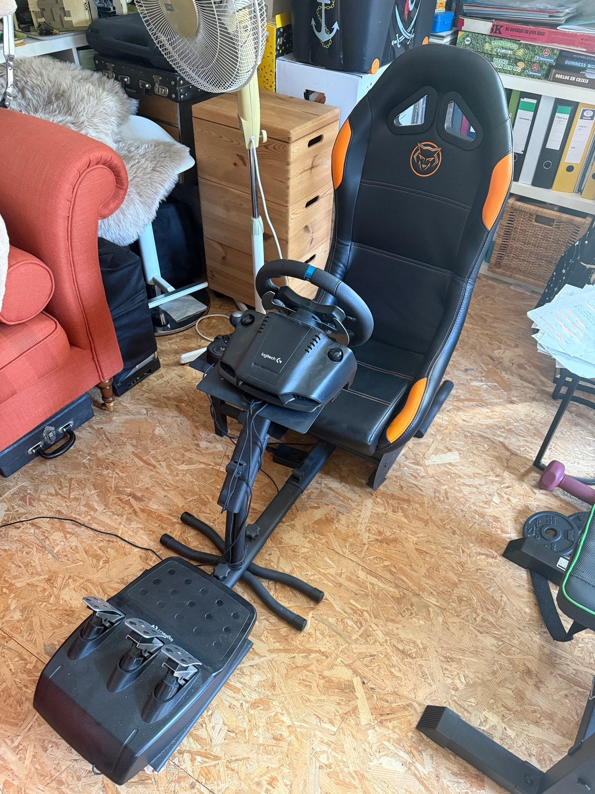 complete Logitech G29 race set voor PlayStation, Games en Spelcomputers, Ophalen, Racen en Vliegen, Virtual Reality, Zo goed als nieuw