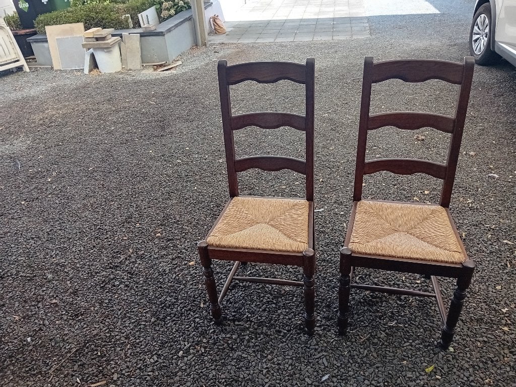 2 stoelen in perfecte staat, Huis en Inrichting, Ophalen, Gebruikt, Hout