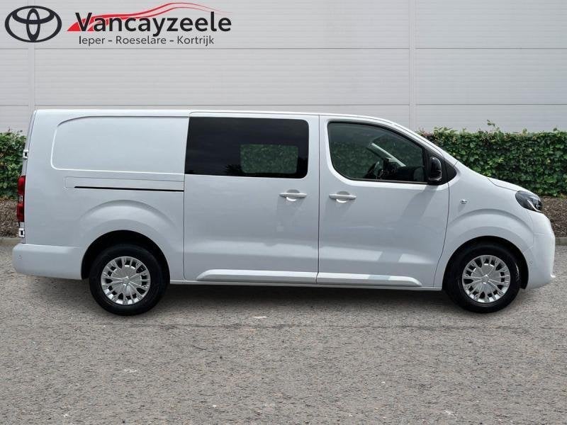 Toyota ProAce Dubbel Cabine Dynamic+trekhaak+cam+gps+sens V+, Automaat, 4 deurs, Wit, Diesel