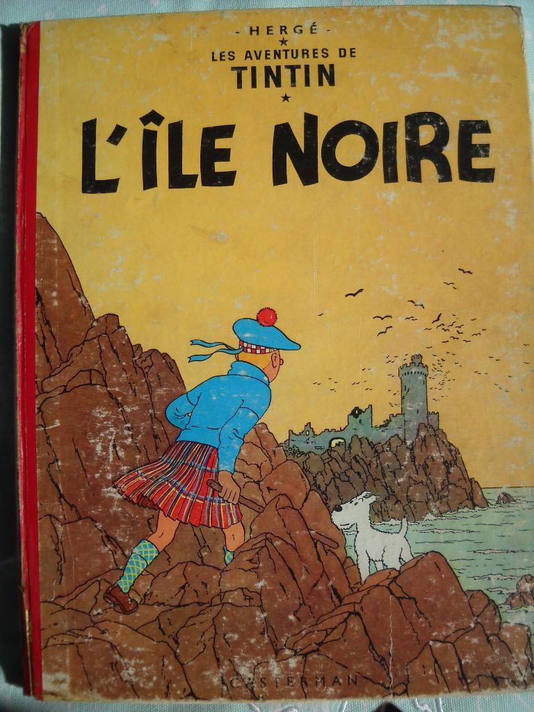 TINTIN - L'ile noire - B16 - 1956 - Prix en baisse, Envoi, Utilisé, Hergé