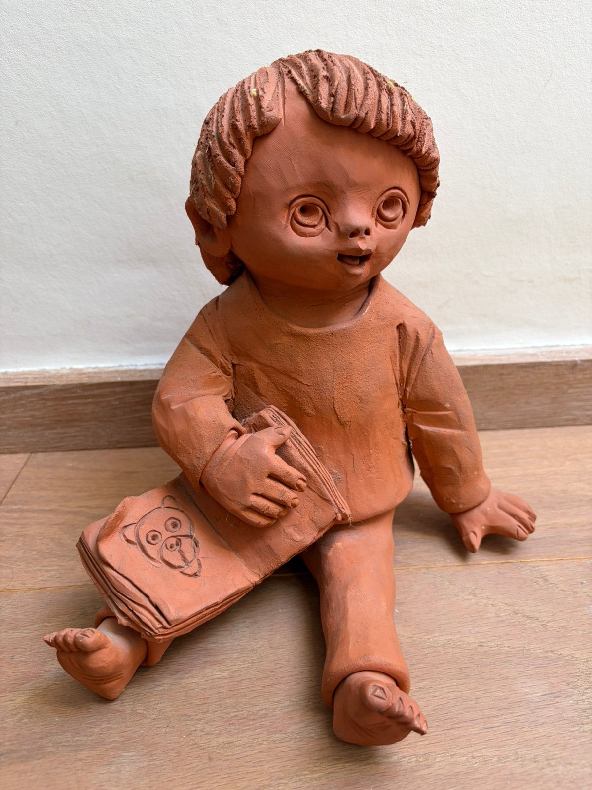 Terracotta beeld May Claerhout, Antiek en Kunst, Kunst | Beelden en Houtsnijwerken, Beeld, Ophalen