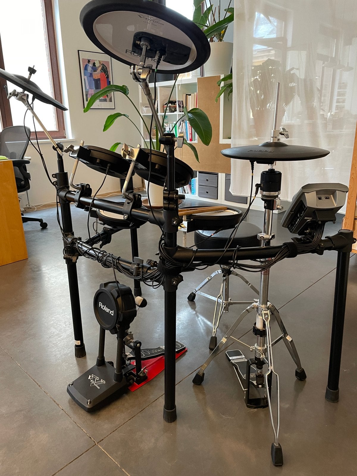 Roland TD-15K + VH-11 Hi-Hat (volledig pakket), Muziek en Instrumenten, Ophalen, Zo goed als nieuw, Roland, Elektronisch