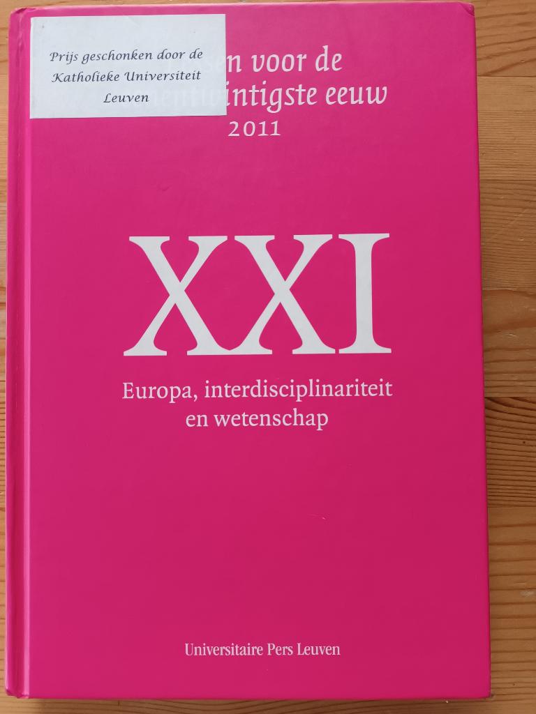 Lessen voor de 21e eeuw: Europa, interdisc. en wetenschap, Boeken, Ophalen, Sociale wetenschap, Zo goed als nieuw, Pattyn