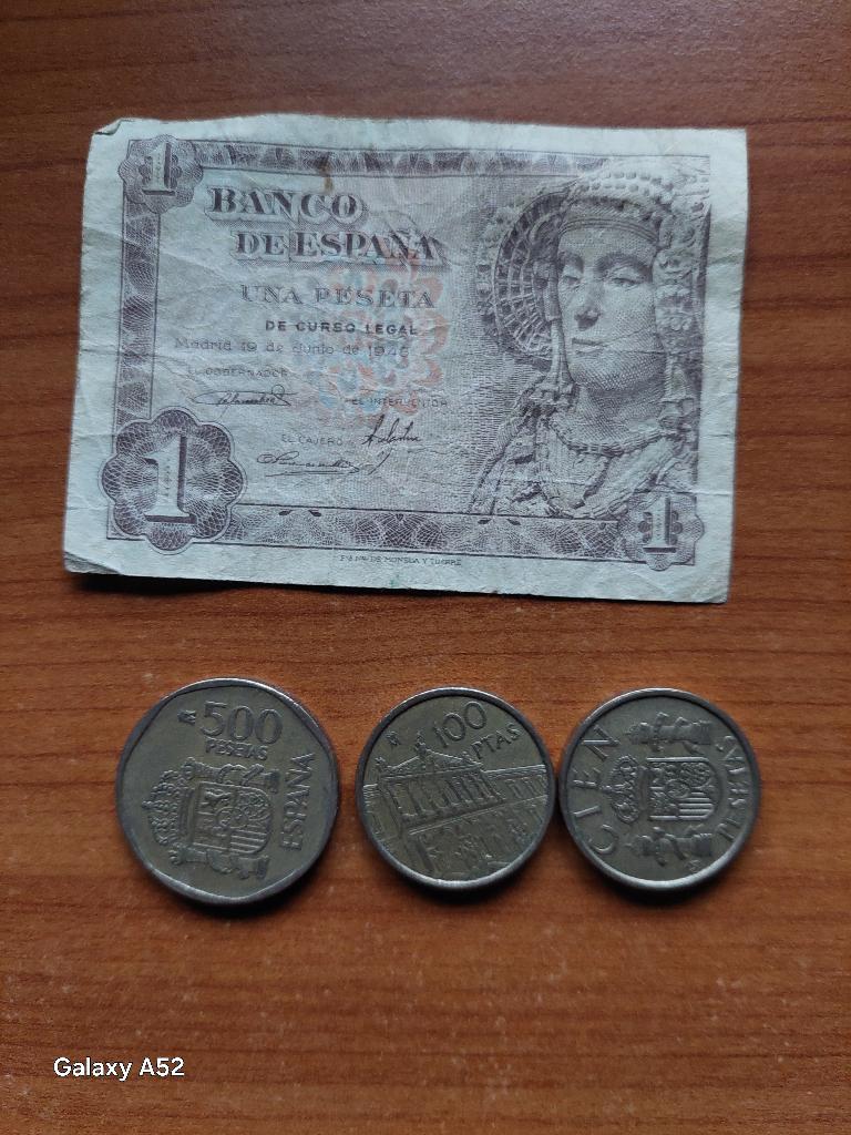lot Spaanse munten - pesetas, Postzegels en Munten, Ophalen of Verzenden, Overige landen, Setje