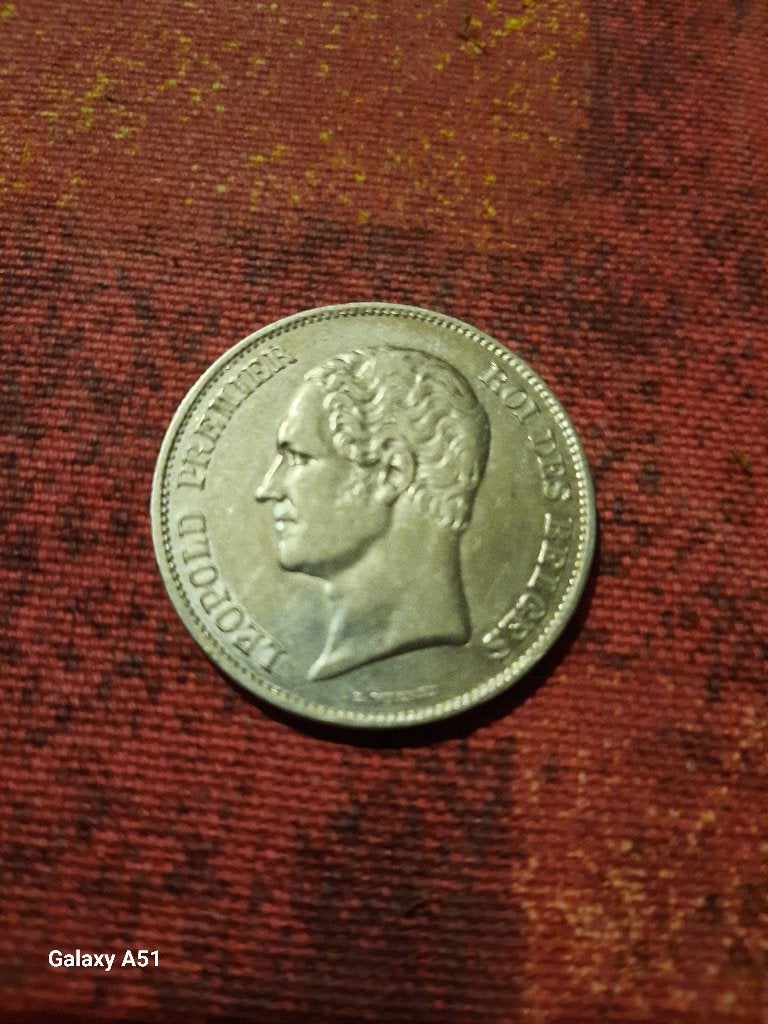 2 1/2 franc leopold I, Timbres & Monnaies, Enlèvement ou Envoi