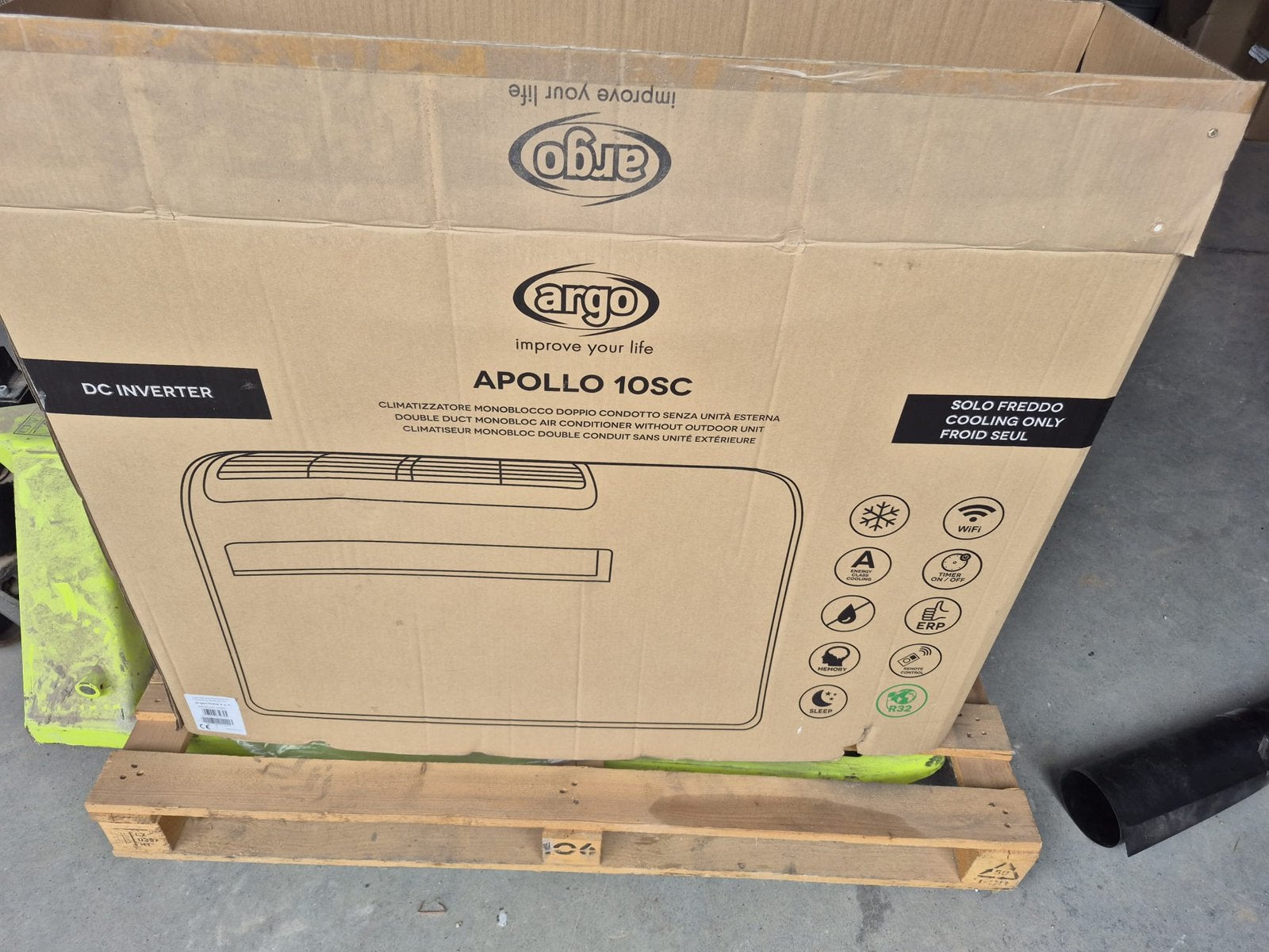 Airco Argo Apollo 10 SC, Ophalen, Zo goed als nieuw