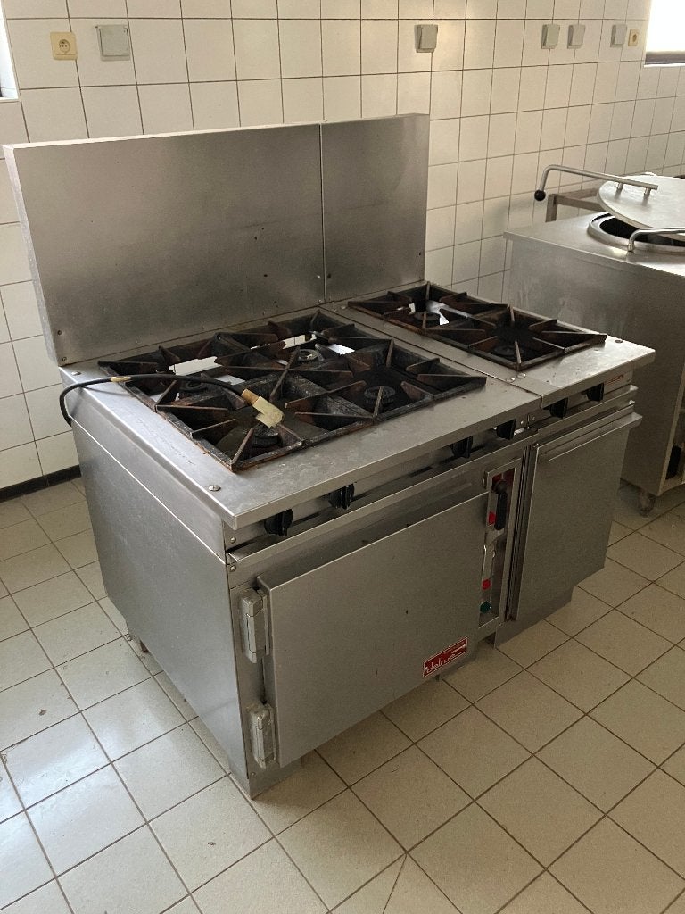 gasfornuis gas fornuis 92x1m20 hoogte: 85, Doe-het-zelf en Bouw, Ophalen, Gebruikt, IJzer
