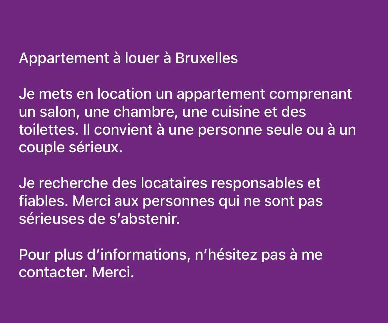 Appartement 2 eme etage a louer, Offres d'emploi, Emplois | Travail à domicile
