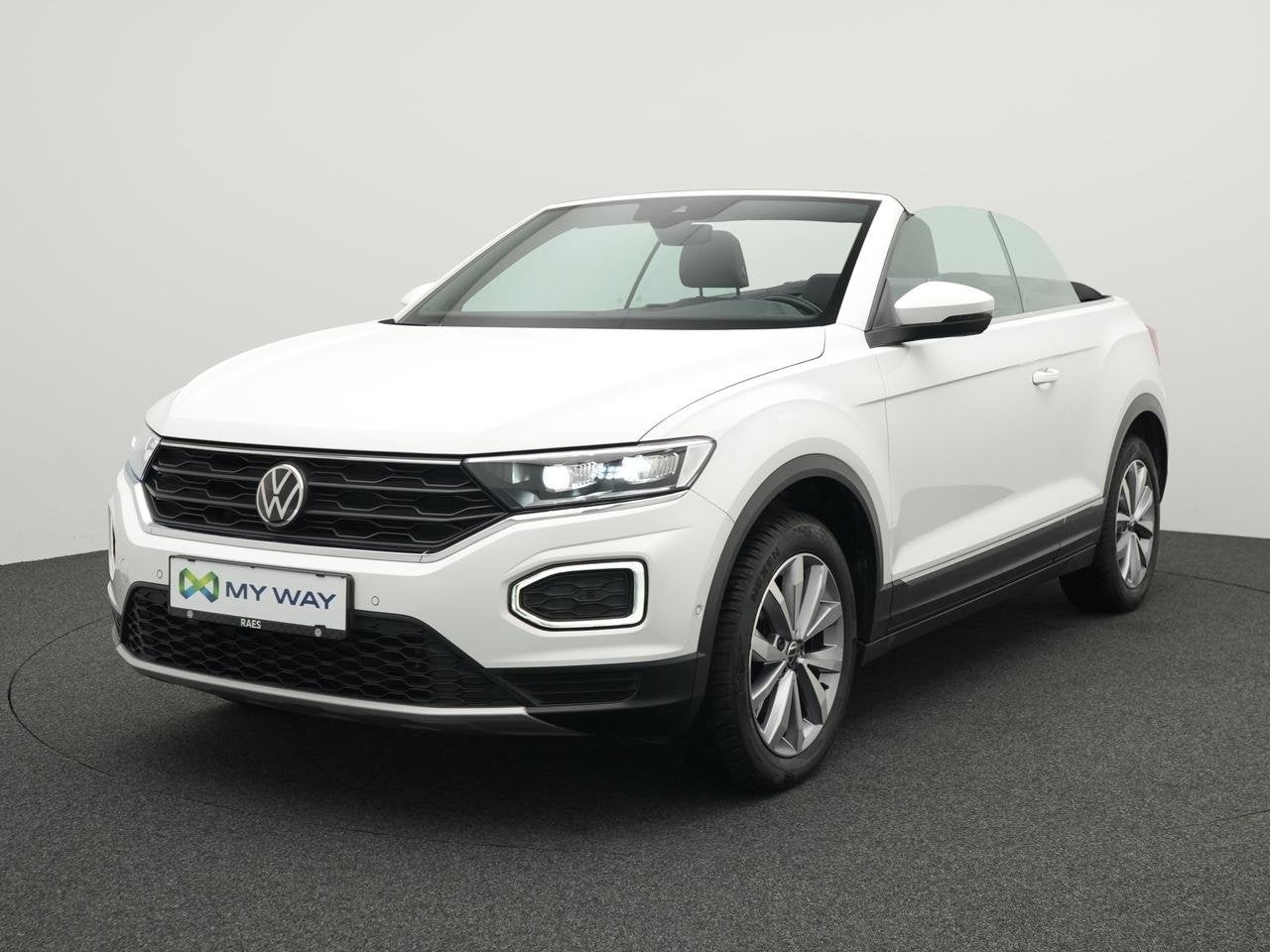 Volkswagen T-Roc Cabriolet 1.5 TSI Style OPF DSG, Auto's, Automaat, Cabriolet, Wit, https://public.car-pass.be/vhr/31c07cd9-3311-4e66-bf46-43949d280dce