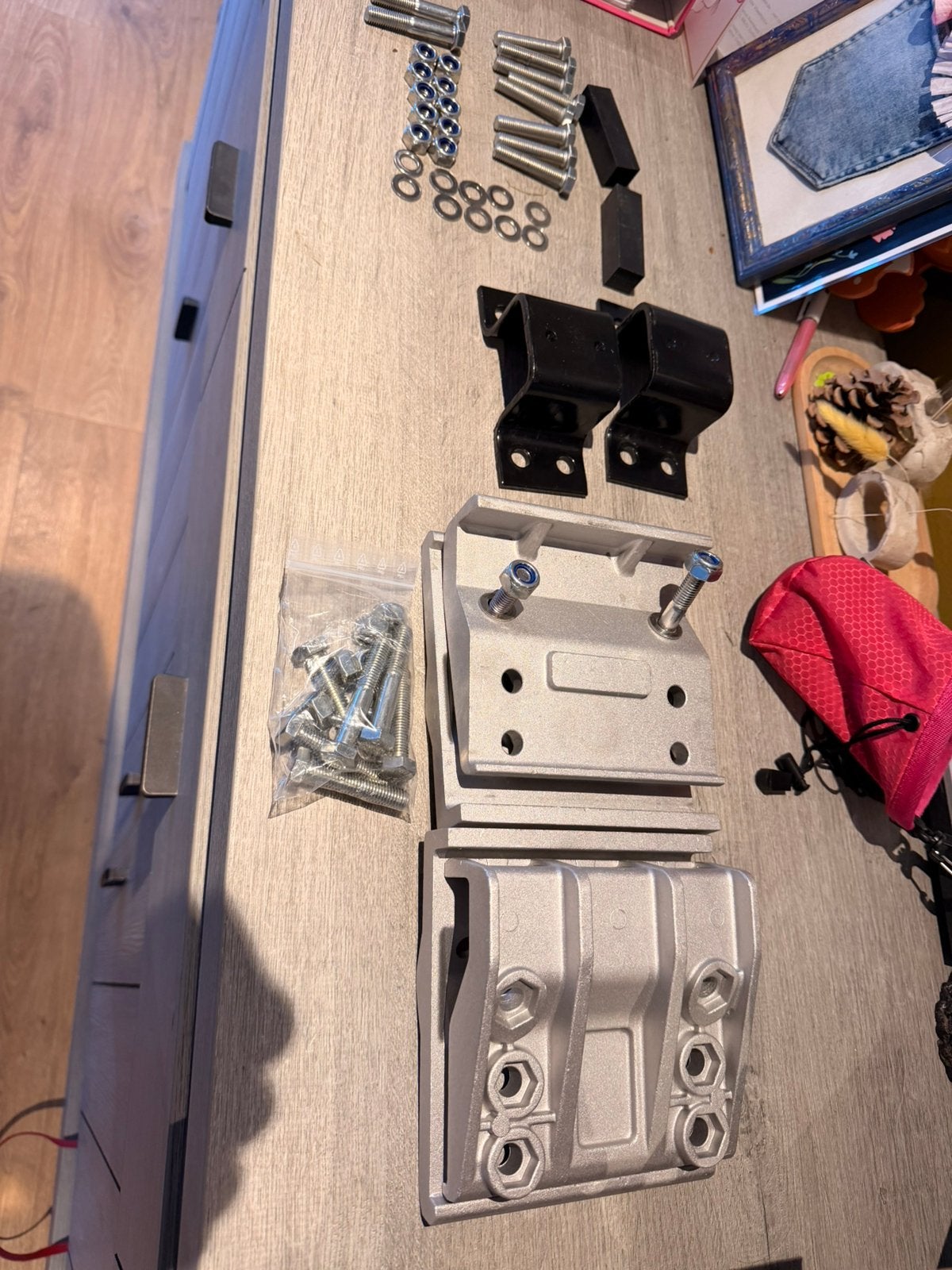 Enduro klemplaten voor mover te monteren, Caravans en Kamperen, Caravanaccessoires, Ophalen of Verzenden, Nieuw