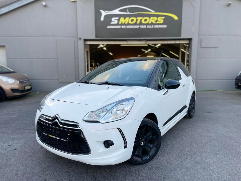 Citroen DS3 1.6i | Gps | Airco | Leder | Keuring+Carpass |, Auto's, Citroën, Euro 5, Wit, Leder, Bedrijf