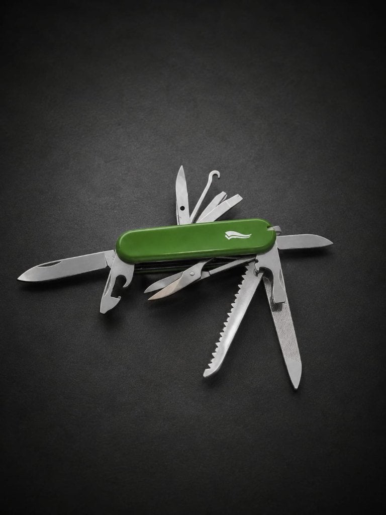 Couteau multifonction genre couteau suisse., Caravanes & Camping, Outils de camping, Neuf, Enlèvement
