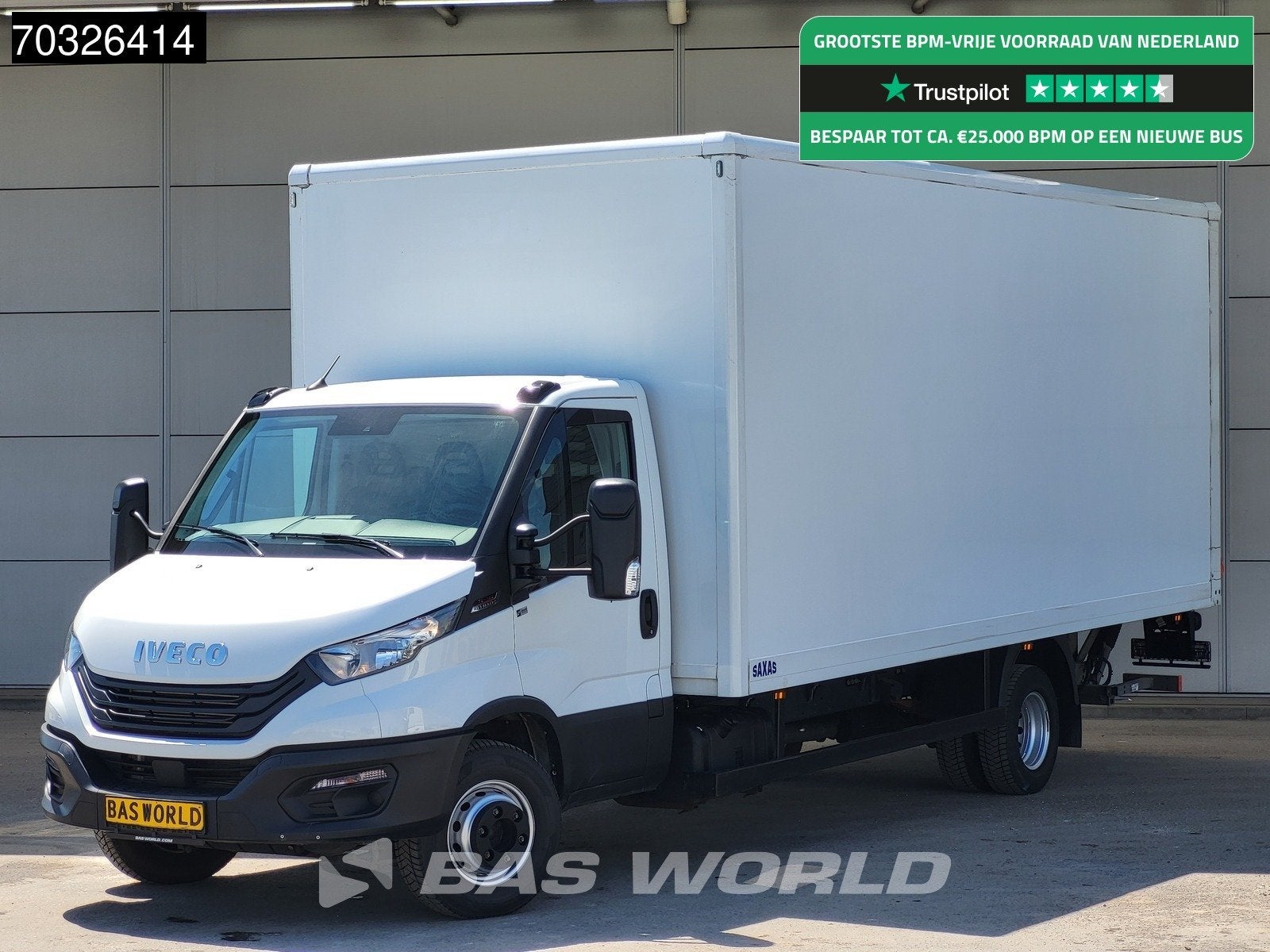 Iveco Daily 72C18 3.0L Automaat 1000KG Laadklep Luchtvering, Autos, Camionnettes & Utilitaires, Achat, Euro 6, Entreprise, Diesel
