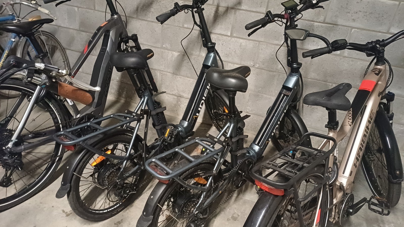 electrische vouwfiets  Uniek blauw/grijs alu frame, Enlèvement, Comme neuf, UNIEK