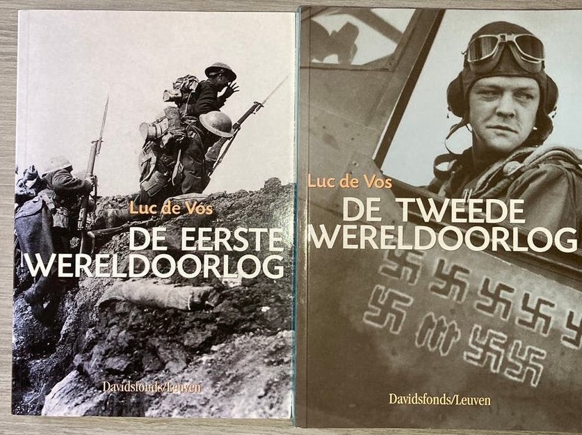 Luc de Vos - De Eerste Wereldoorlog/De Tweede Wereldoorlog, Boeken, Ophalen of Verzenden, L. de Vos