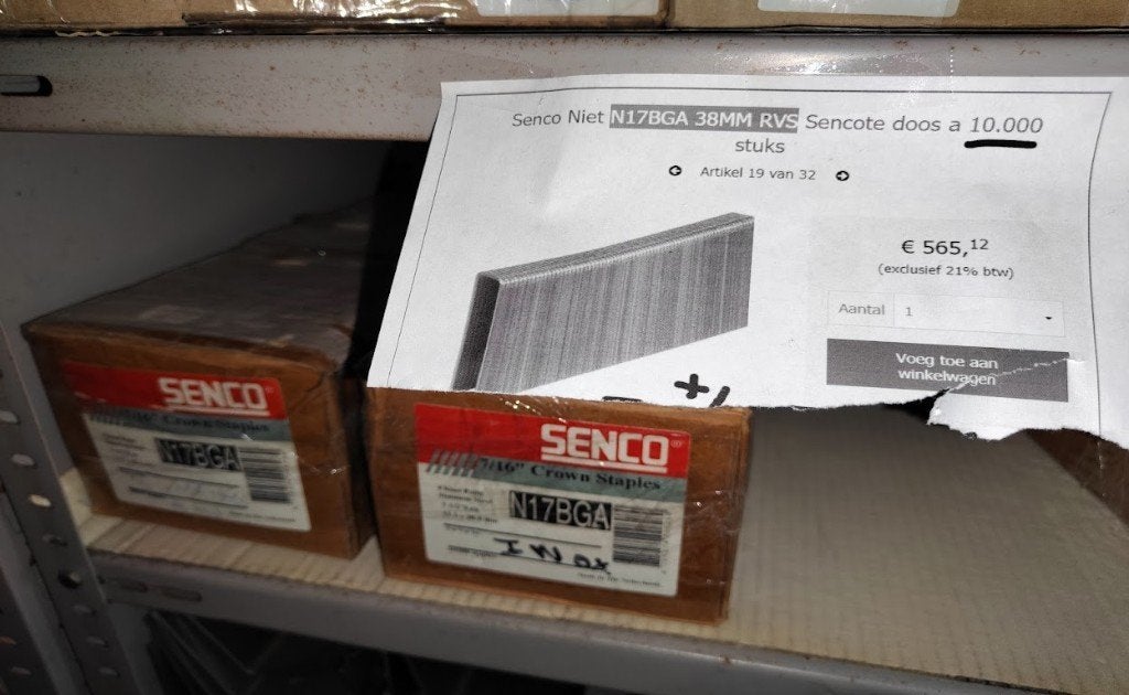 Agrafes Asenco Q N acier inoxydable pour pistolet agrafeuse, Bricolage & Construction, Quincaillerie & Fixations, Enlèvement ou Envoi