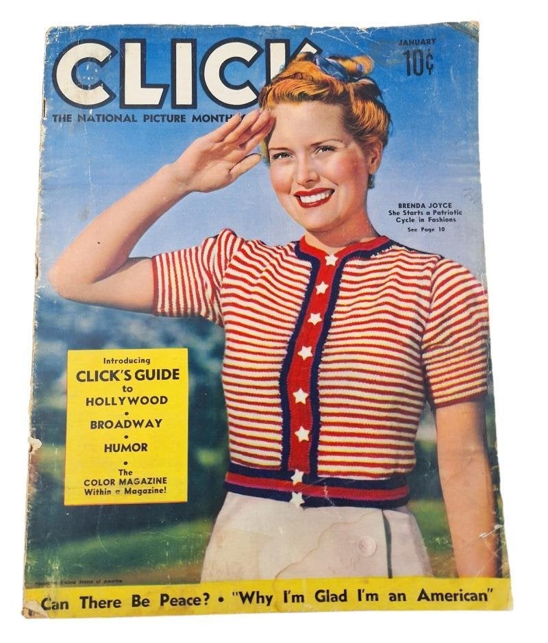 amerikaanse ww2 magazine click, Ophalen of Verzenden