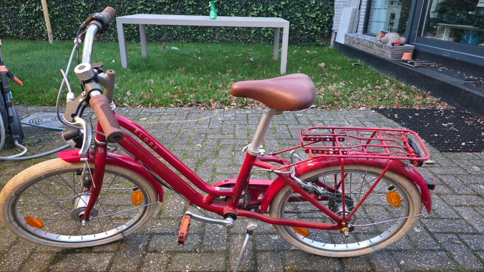 Tweedehands Stadsfiets voor kinderen Elops 900 6-9 jaar, Fietsen en Brommers, Ophalen, Gebruikt, Dames, Versnellingen