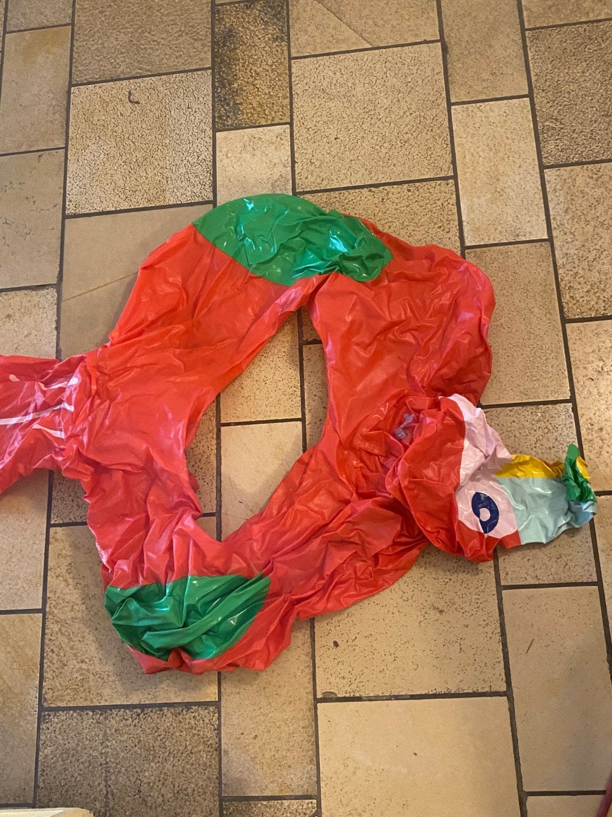 Bouée gonflable, Enlèvement, Utilisé