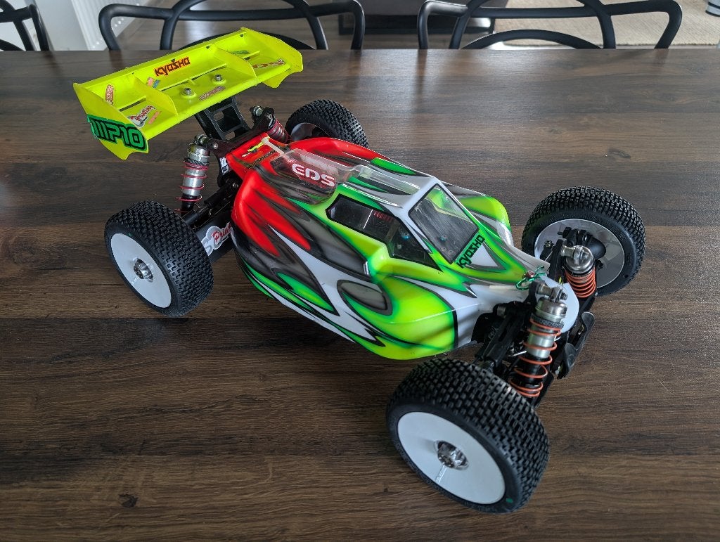 Buggy Kyosho mp9e Evo, Hobby en Vrije tijd, Modelbouw | Radiografisch | Auto's, Gebruikt, Auto offroad, Elektro, Schaal 1:8, Ophalen of Verzenden