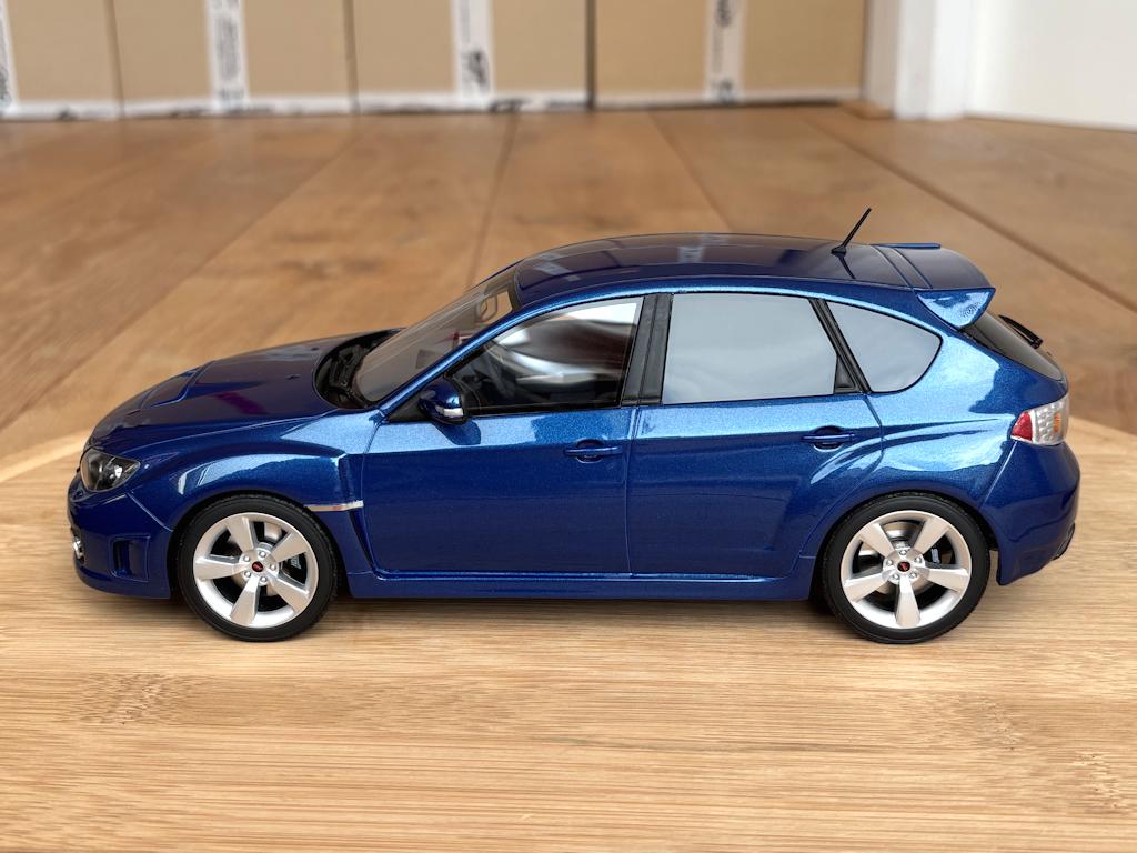 Subaru Impreza WRX STI blauw 1:18 OttO OT250 nieuw zeldzaam, Enlèvement ou Envoi, Neuf, Voiture, OttOMobile