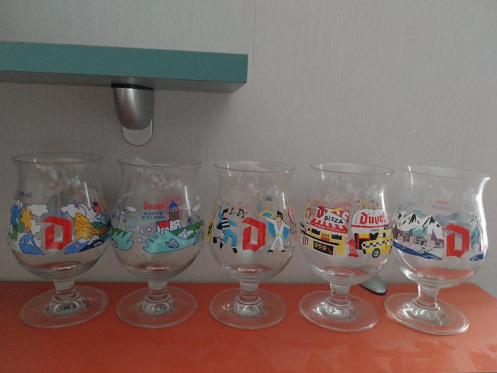 Lunettes Duvel avec, Collections, Marques de bière, Neuf, Verre ou Verres, Duvel, Enlèvement ou Envoi