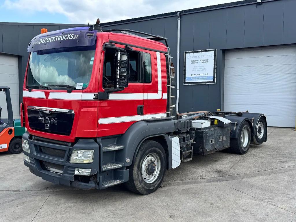 MAN TGS 26.360 6x2/4 HAAKSYSTEEM EURO4 (bj 2008), Auto's, Vrachtwagens, Bedrijf, Te koop, BTW verrekenbaar, MAN