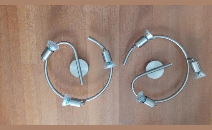 2 plafonnier + lampes NEUF, Ophalen