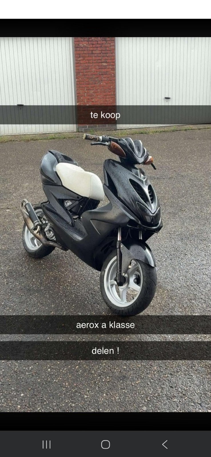 Te koop, Vélos & Vélomoteurs, Scooters | Yamaha, Enlèvement, Aerox