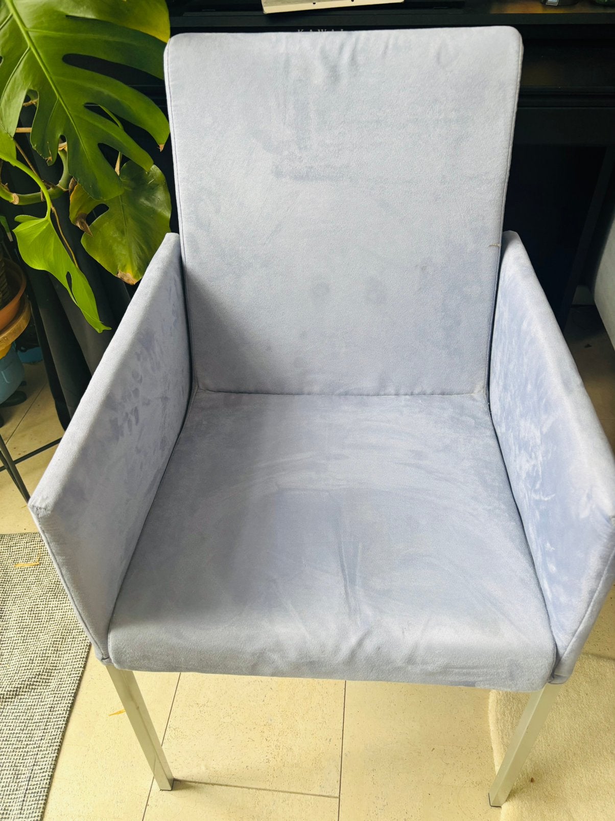 Chaises fauteuils, Maison & Meubles, Chaises, Enlèvement, Comme neuf, Bleu, Une