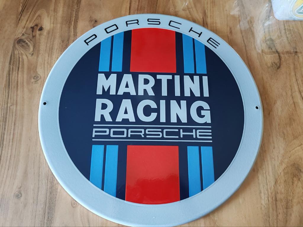 Porsche emaille plaat, Ophalen of Verzenden, Zo goed als nieuw, Reclamebord