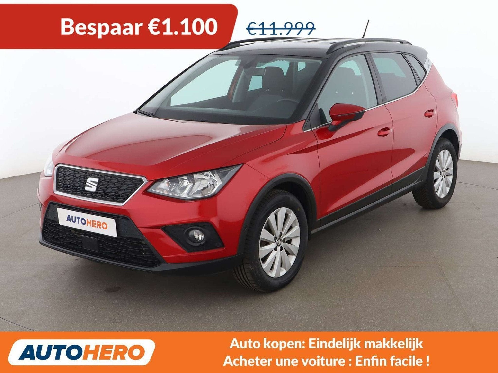 SEAT Arona 1.0 TSI Style (année de construction 2018), Rouge, Achat, Arona, 5 portes