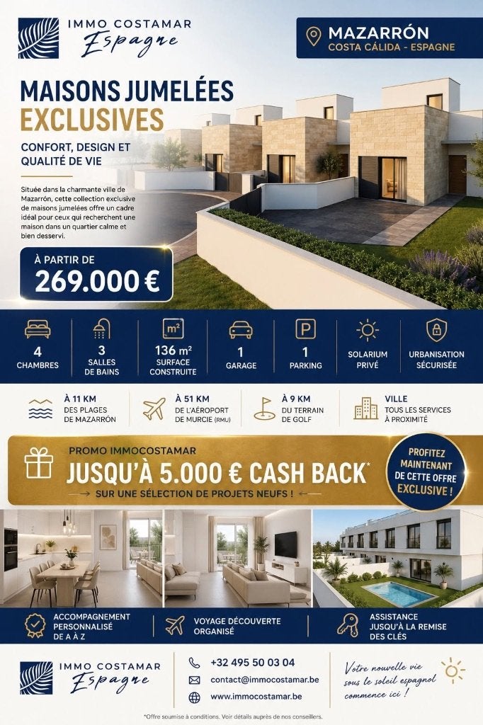 villa a vendre en espagne costa calida