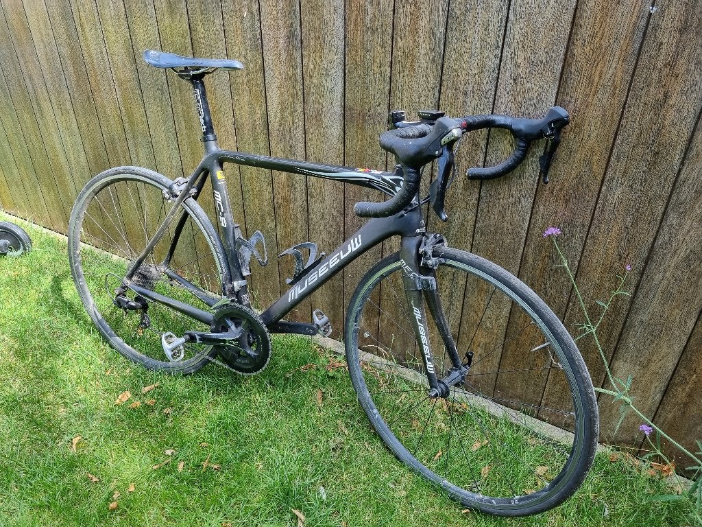 Koersfiets Museeuw, Fietsen en Brommers, 28 inch, Gebruikt, Carbon, 57 tot 61 cm