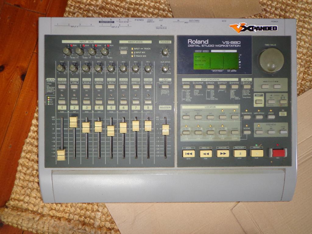 roland vs880, Ophalen, Gebruikt