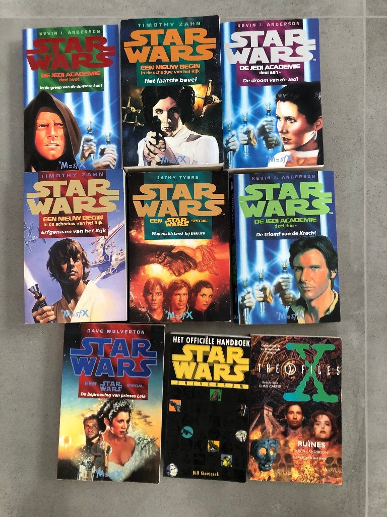 Star wars leesboeken + The X-Files, Enlèvement, Utilisé