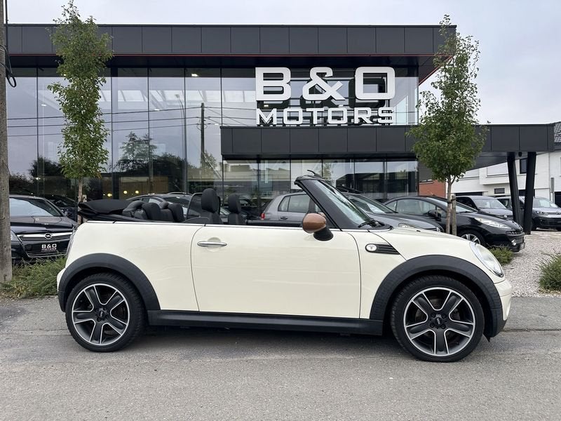 Mini One Cabrio, Auto's, Voorwielaandrijving, Stof, Gebruikt, Zwart