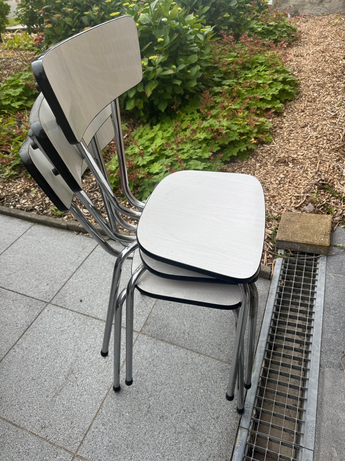Chaises originales en formica, vers 1958-1962, Enlèvement, Maison et Meubles