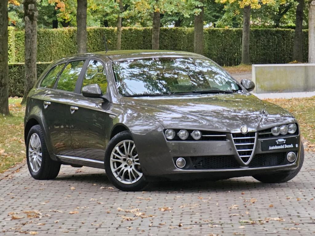 Alfa romeo 159 JTDM 1.9 diesel | handgeschakeld | leder, Auto's, Alfa Romeo, Zwart, Leder, 5 deurs, Euro 4