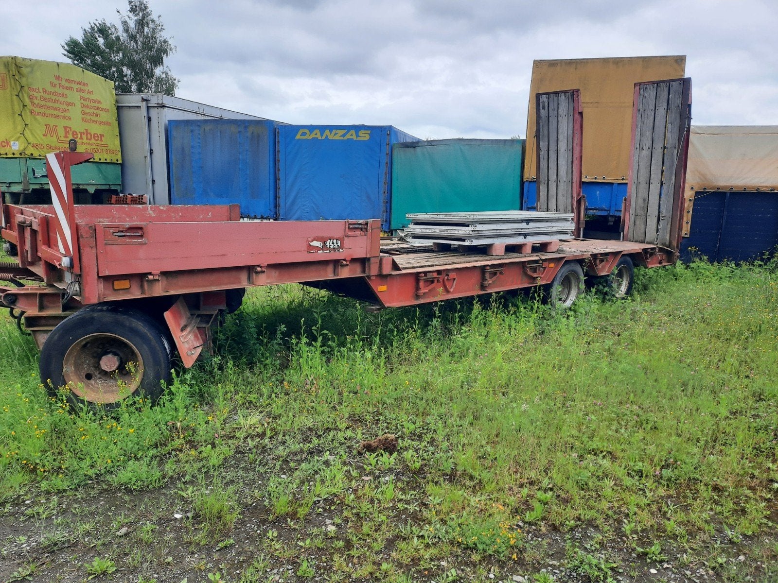 Porte-engins LAG 3 essieux, Ophalen