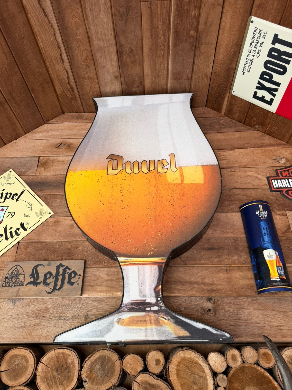 Licht reclaam duvel, Ophalen of Verzenden, Zo goed als nieuw, Duvel