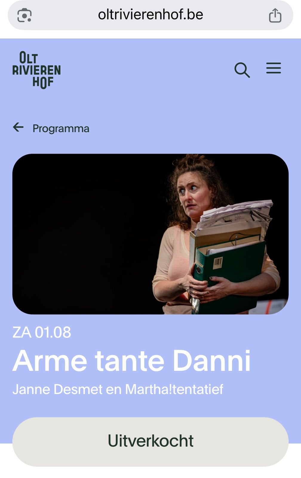 2 tickets OLT zat 1 augustus - Martatentatief, Août