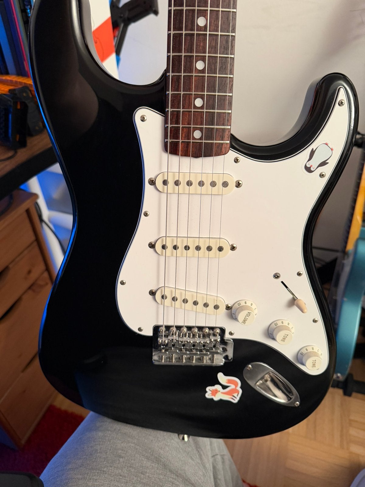 Squier 1993 Made in Japan Stratocaster, Muziek en Instrumenten, Snaarinstrumenten | Gitaren | Elektrisch, Ophalen, Gebruikt