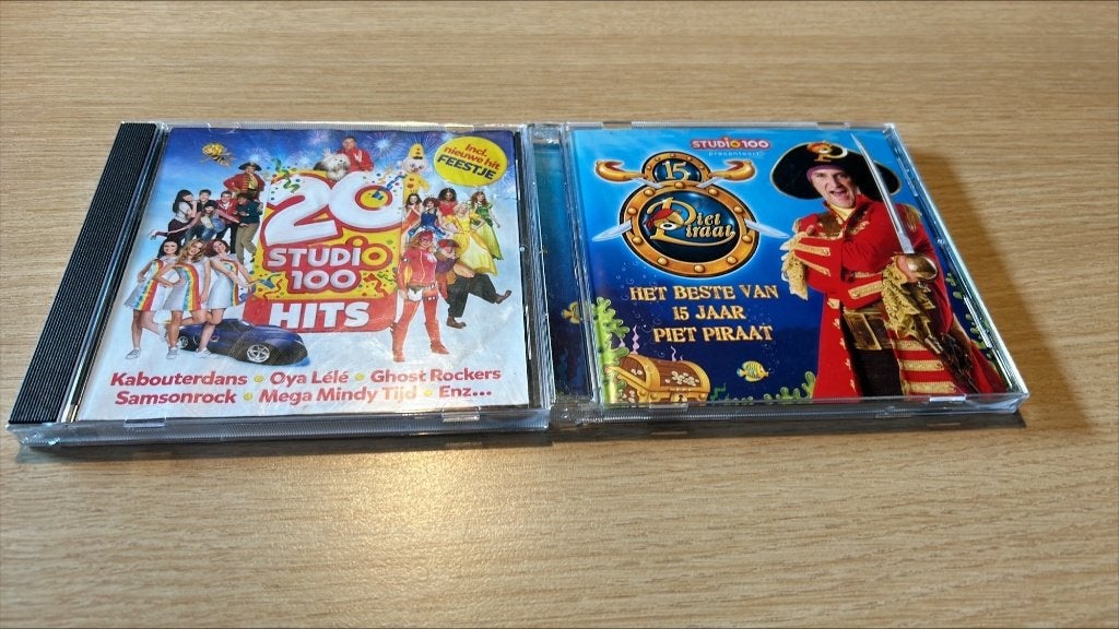 2 CD’s studio 100, Cd's en Dvd's, Cd's | Kinderen en Jeugd, Ophalen of Verzenden, Gebruikt, Verzamelalbum, Muziek