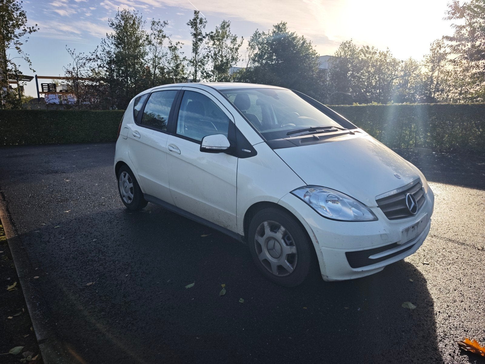 Mercedes A-klasse, Stof, Wit, Bedrijf, Dealer onderhouden