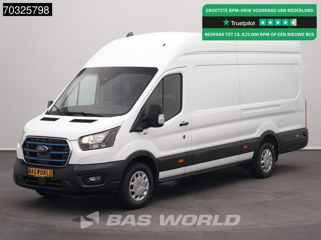 Ford e-Transit 184pk L4H3 L4 Elektrisch 68kWh 317km WLTP Nav, Achat, Entreprise, 3 places, Capteur de lumière