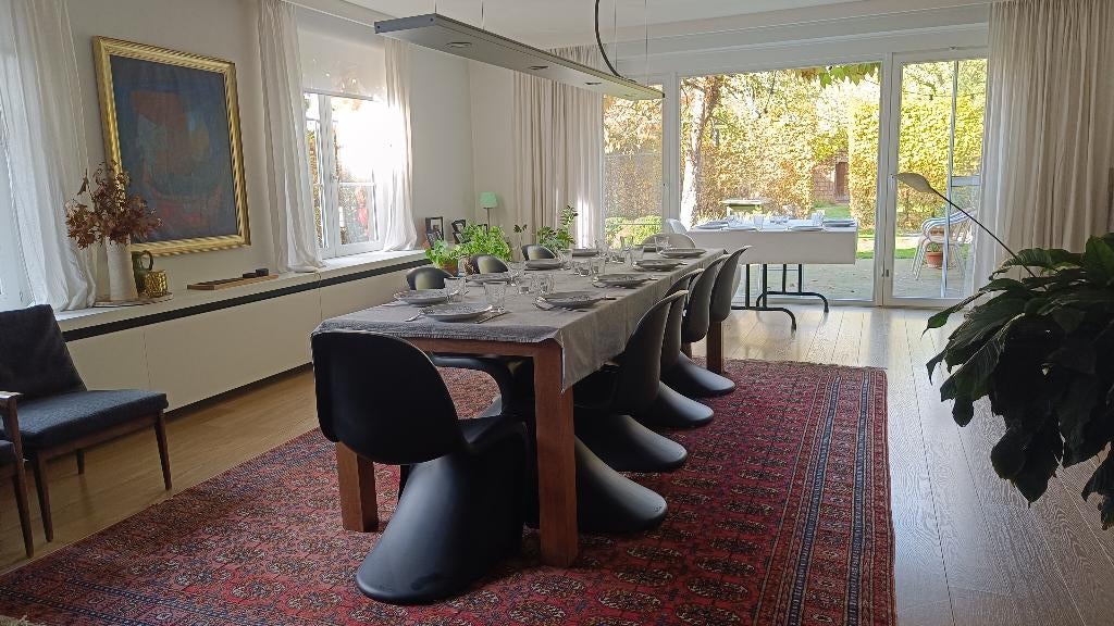 Panton stoel zwart, Maison & Meubles, Chaises, Comme neuf, Synthétique, Enlèvement, Noir